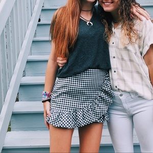 forever 21 ruffle skirt